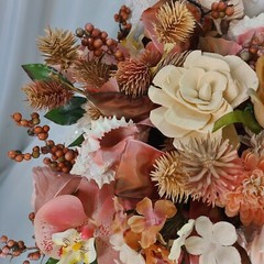 Seaside Gathering Faux Silk Wedding Bouquet