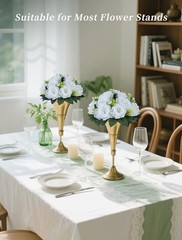 Flowers for Wedding Centerpieces: Pcs Artificial Roses Flower Balls 10 White