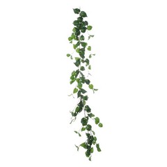 GREEN 5 ft long Artificial Poplar Foliage Garlands Party Wedding Decorations
