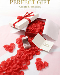 1000 Pcs Artificial Fake Rose Petals,Flower Petals for Romantic Night, Engagemen
