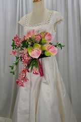 Hawaiian Tropics Faux Silk Wedding Bouquet