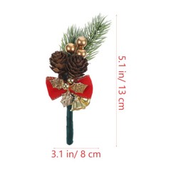 Wedding Groom Corsage Bridal Boutonniere Christmas Elements Pine Cone