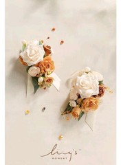 Ling’s moment 2pcs Prom Wrist/Shoulder Corsage Artificial Flower, Girl/Mother…