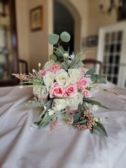 Wedding Bouquet and Boutenniere Bridal Flower Bouquet