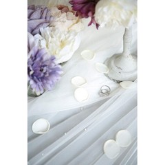 300 Reusable Handmade Satin Rose Petals Wedding Party Decor Aisle Tables New
