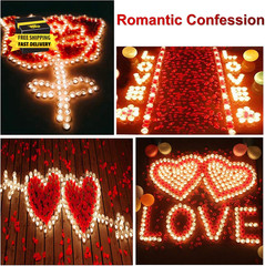 1000PCS Wine Red Fake Rose Petals for Romantic Night Romantic Festive Atmosphere