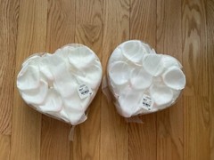 NEW Lot of 2 Boxes Pier 1 Imports Faux Rose Petals Red(2) White(4) Wedding Decor