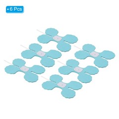6Pcs 9.8ft Four-Leaf Paper Flower Garland Hanging Streamers, Mint Green