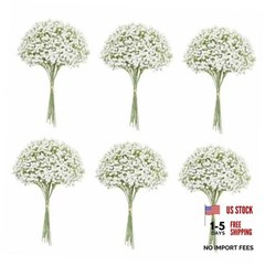 120PC Baby Breath Artificial Flowers – Babies Breath Flowers Artificial Bulk
