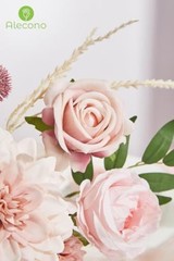 Artificial Flowers, Dusty Pink Silk Fake Flowers for DIY 1 A Dusty Pink
