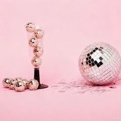 AplusChoice 20PCS 1.6″ Small Disco Ball Mirror Mini Hanging Events Wedding Party