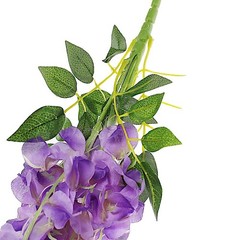 42″ tall Lavender Silk Wisteria Flowers Hanging Vine Garland Centerpieces