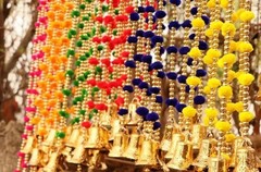 Indian pom pom Garlands Christmas Wedding Decoration Mehndi wholesale lot