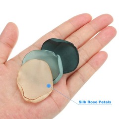 400 Pcs Silk Rose Petals, Artificial Flower Fake Rose Petals Dark Green Mixed