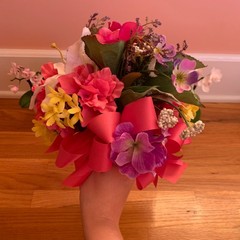 Handmade Wedding Bouquet Bridal Bouquet Faux Floral Wedding Bouquet