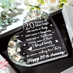 Wedding Gift for 15.1 x x 1.4 cm / 5.9 x x 0.55 inches, transparent