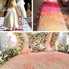 1000PCS Silk Fake Rose Petals Flower Romantic Night Wedding Event Party Decor US