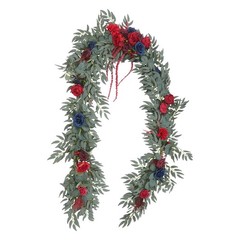 9FT Artificial Floral Garland, Artificial Flower Garland for Wedding Decoration