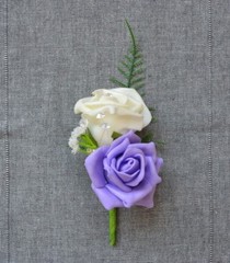 Wedding corsage, wedding buttonhole for guests groom, groomsmen. Variety of colo