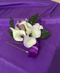 Real touch flower girl/junior maid of honor calla lily bouquet