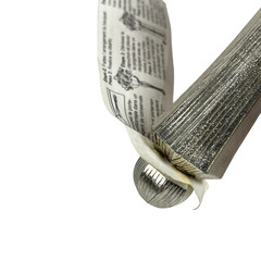 Oasis Elegant Bouquet Holder Metallic Twist Silver Single NOS *READ*