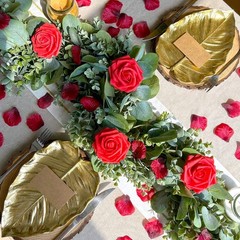 3000 Pcs Red Silk Rose Petals – Scented Realistic Artificial Flower Decor for We