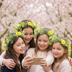 6 Pcs Spring Daisy Candle Rings Wreaths for Kitchen Cabinet Artificial Yellow