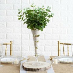 Eucalyptus Greenery 2 bushes Light Green Branches Artificial Wedding Party Home