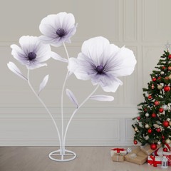 170cm Gradient Purple Artificial Flower for Wedding Decoration, Durable Design