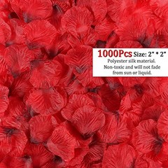 40 Pack I Love You Balloons and Heart Balloons Kit with 1000 Pcs Dark-Red