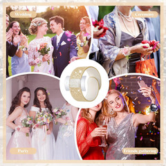 12 Pieces Slaplet Wristlets Wrist Corsage Bracelets Corsage Wristlet Band Floral