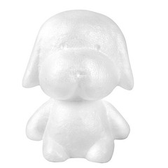 12″ White 3D Puppy Craft Foam DIY Arts Party Decoration Events Supplies