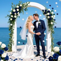 200pcs Silk Rose Petals Weddings Dusty Blue Flower Silk Petals Flower Girl