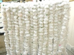 20 Pc Indian Handmade Artificial Flower Garland Wedding Decor Bright Blossom