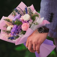 Forever Flower Gifts for Her: Romantic Flowers Graduation-Daughter Lilac