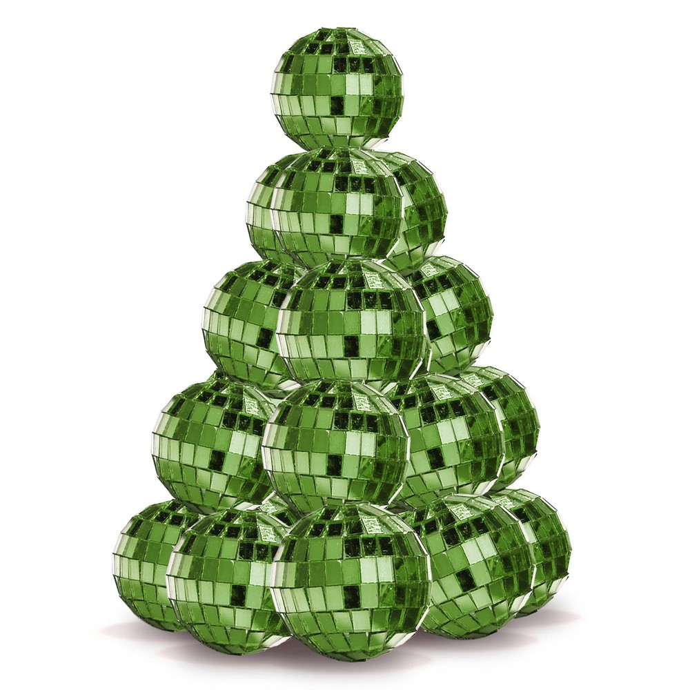 Yescom 20PCS 1.6″ Small Disco Ball Mirror Mini Hanging for Events Wedding Party