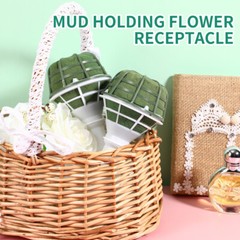 12pcs Bridal Floral Handle Bouquet Wedding Floral Decoration Flower Holder Bases
