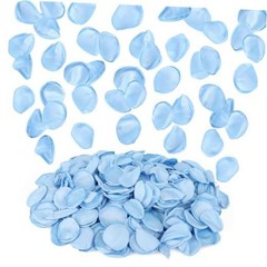 Fake Flower Petals Pieces Silk Rose Petals Wedding Aisle Scatter 300 Blue
