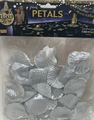 Luau Luxe Silver Flower Petals 150pcs