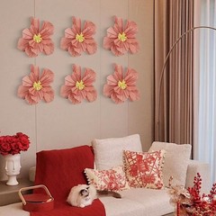 6pcs 3D Paper Flowers for Home Decor Wedding Birthday Party Decorations