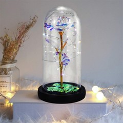 FGSS Eternal-Rose-Flowers-Gift Galaxy-Glass Rose-Flower-Light-Gifts Rainbow