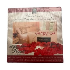 Lover’s Choice A Bed Of Roses Romance Kit Rose Petals, Tea Lights & Invite NEW