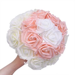 10/25/50Pcs Artificial Rose Flowers Foam Fake Faux Flowers Roses for DIY Wedding