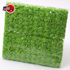 144Pcs Mini PE Foam Rose Heads Red Lace Flowers DIY Wedding Home Decor 2cm