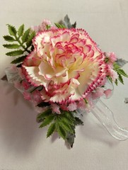Cute little carnation wrist corsage