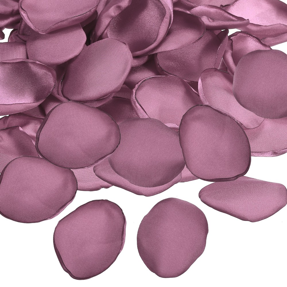 200 Pcs Silk Rose Petals, Artificial Flower Scatter Fake Rose Petals Dark Pink