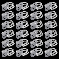 24 Pieces Corsage Wristlet Elastic Pearl Wrist Bands Wedding Wrist DIY Faux Flow