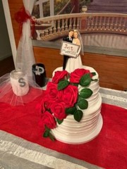 Flores artificiales Flor de boda Rosa Rosas falsas de color rojo oscuro 50.neuvo