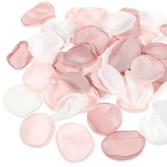 Oruola 200pcs Flower Petals for Flower Girl,Rose Petals for Wedding,Silk Pink