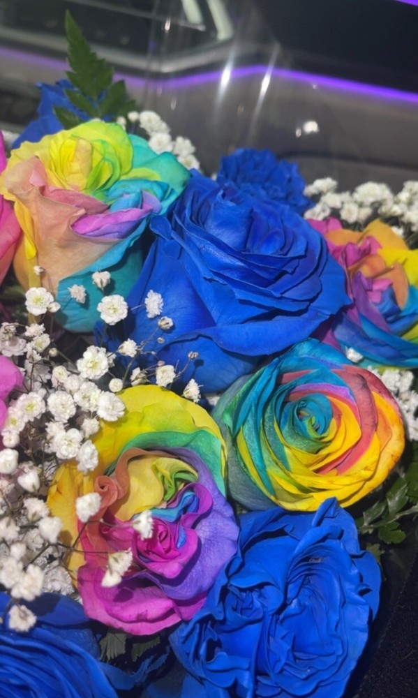 custom dried rose message